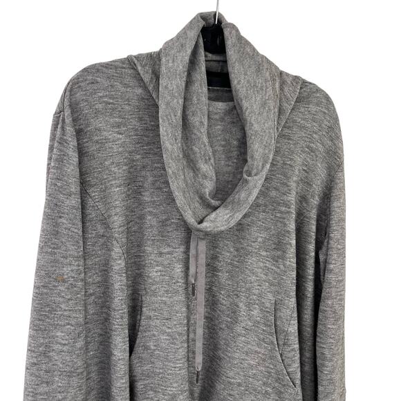 Doe & Rae Grey Cowl Neck Long Sleeve Pullover Large - Picture 6 of 6